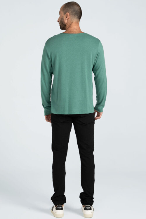 camiseta manga longa verde fw22127 3