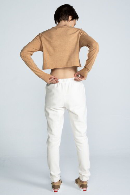 Cropped em malha Camel 103FW23011 4