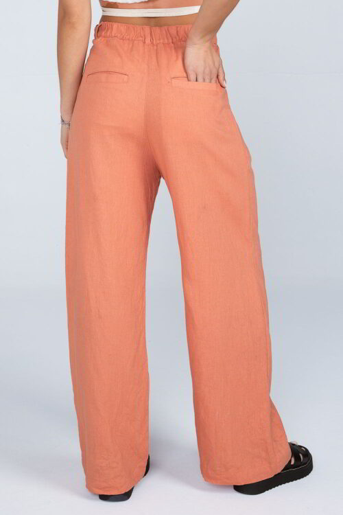 Calca pantalona linho Coral 110SS23066 4