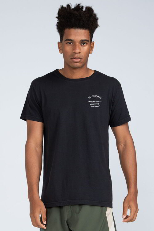 Camiseta Sete oceanos Preto 201SS23208 1