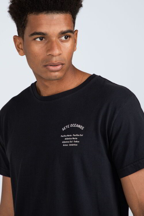 Camiseta Sete oceanos Preto 201SS23208 2