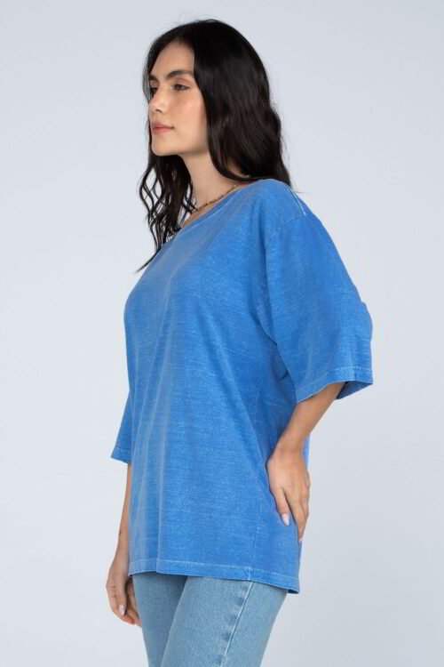 Camiseta oversized Azul 101SS23002 3