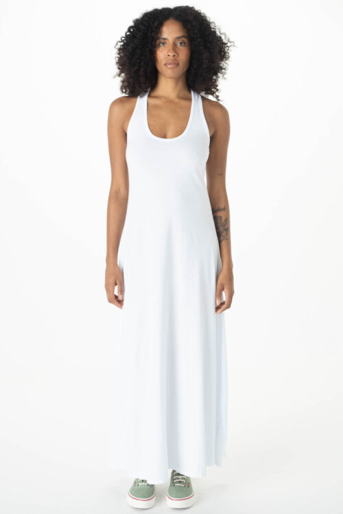 Vestido longo best sale liso branco