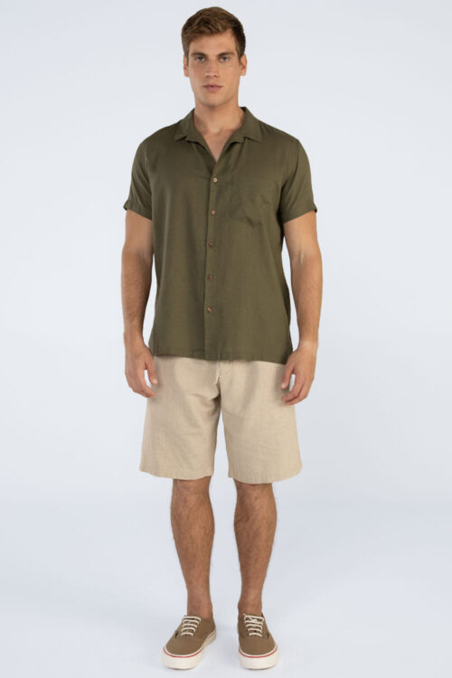 Camisa Verde Militar 206SS25260 2