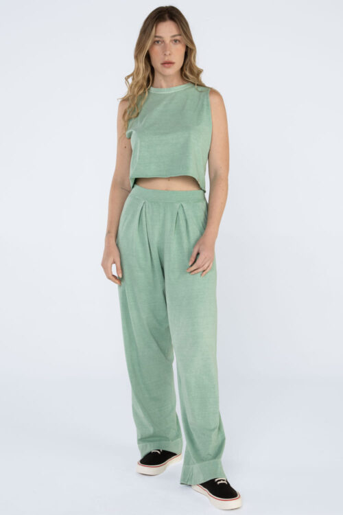 Cropped Verde claro 103SS25022 1