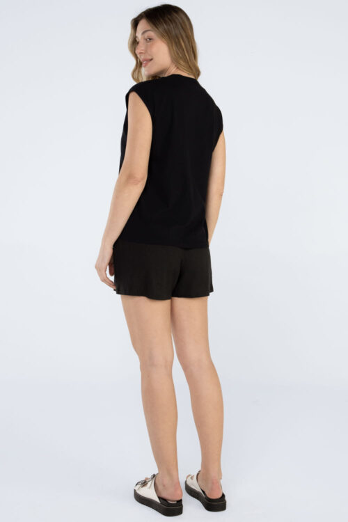 Short Preto 115SS25120 3