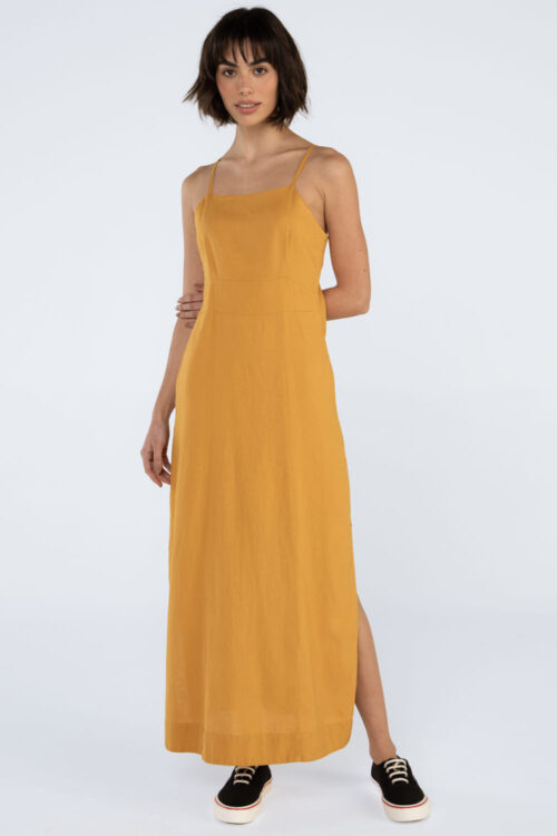 Vestido Amarelo 113SS25083 2